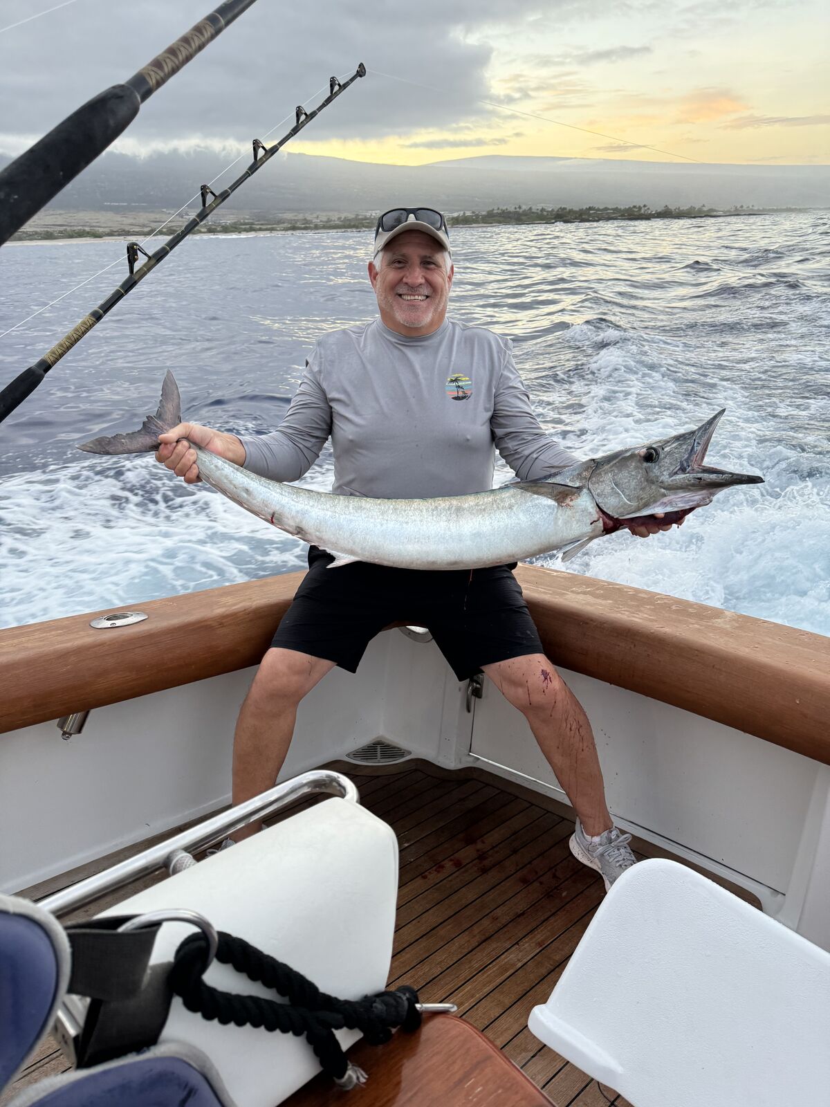 Wahoo at sunset